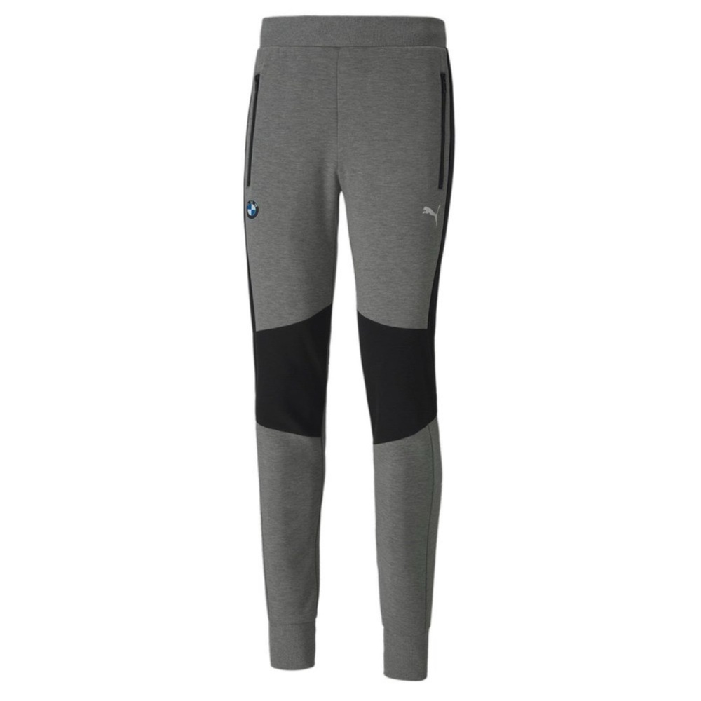 Puma BMW Gray and Black Joggers with Logo